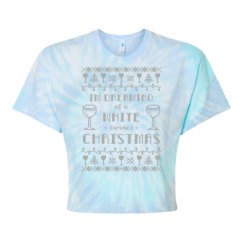 Women's Tie Dye Crop Top Tee