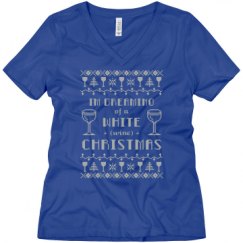 Ladies Relaxed Fit V-Neck Tee