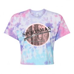 Women's Tie Dye Crop Top Tee