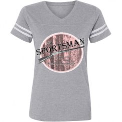 Ladies Relaxed Fit Vintage Sports Tee