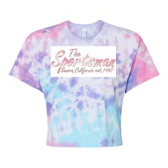 Women's Tie Dye Crop Top Tee