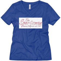 Ladies Relaxed Fit V-Neck Tee