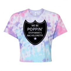 Women's Tie Dye Crop Top Tee