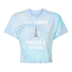 Women's Tie Dye Crop Top Tee