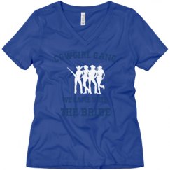 Ladies Relaxed Fit V-Neck Tee