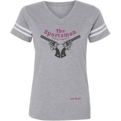 Ladies Relaxed Fit Vintage Sports Tee