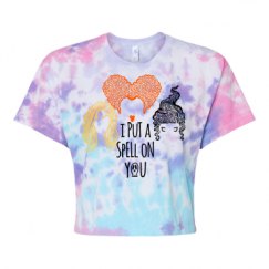 Women's Tie Dye Crop Top Tee