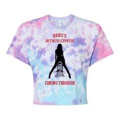 Women's Tie Dye Crop Top Tee