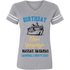 Ladies Relaxed Fit Vintage Sports Tee