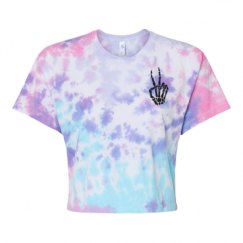 Women's Tie Dye Crop Top Tee