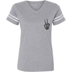 Ladies Relaxed Fit Vintage Sports Tee