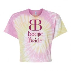 Women's Tie Dye Crop Top Tee