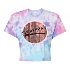 Women's Tie Dye Crop Top Tee