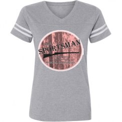 Ladies Relaxed Fit Vintage Sports Tee