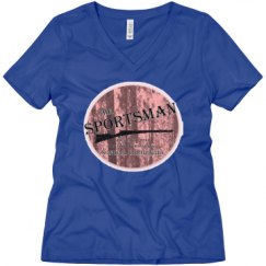 Ladies Relaxed Fit V-Neck Tee