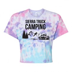 Women's Tie Dye Crop Top Tee