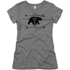 Ladies Slim Fit Super Soft Triblend Tee