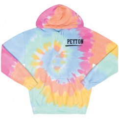 Unisex Tie-Dye Fleece Hoodie