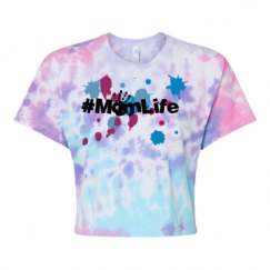 Women's Tie Dye Crop Top Tee