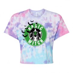 Women's Tie Dye Crop Top Tee