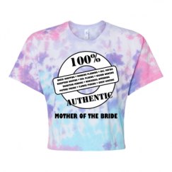 Women's Tie Dye Crop Top Tee