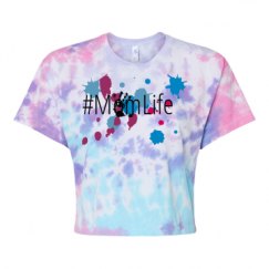 Women's Tie Dye Crop Top Tee