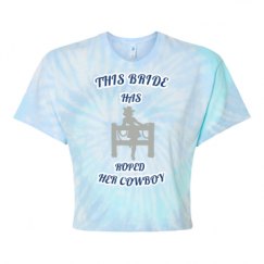 Women's Tie Dye Crop Top Tee