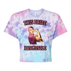 Women's Tie Dye Crop Top Tee