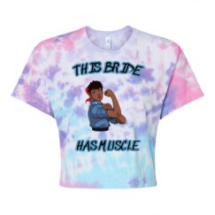 Women's Tie Dye Crop Top Tee